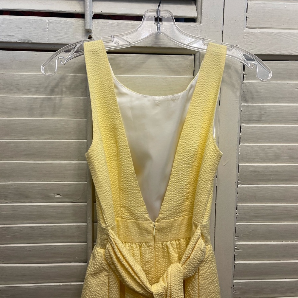 Lauren James Yellow Seersucker Dress - Picture 5 of 11